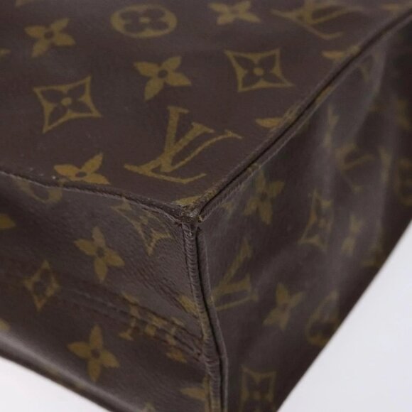 LOUIS VUITTON Monogram Sac Plat Hand Bag M51140 LV Auth 141412 - Picture 4 of 16